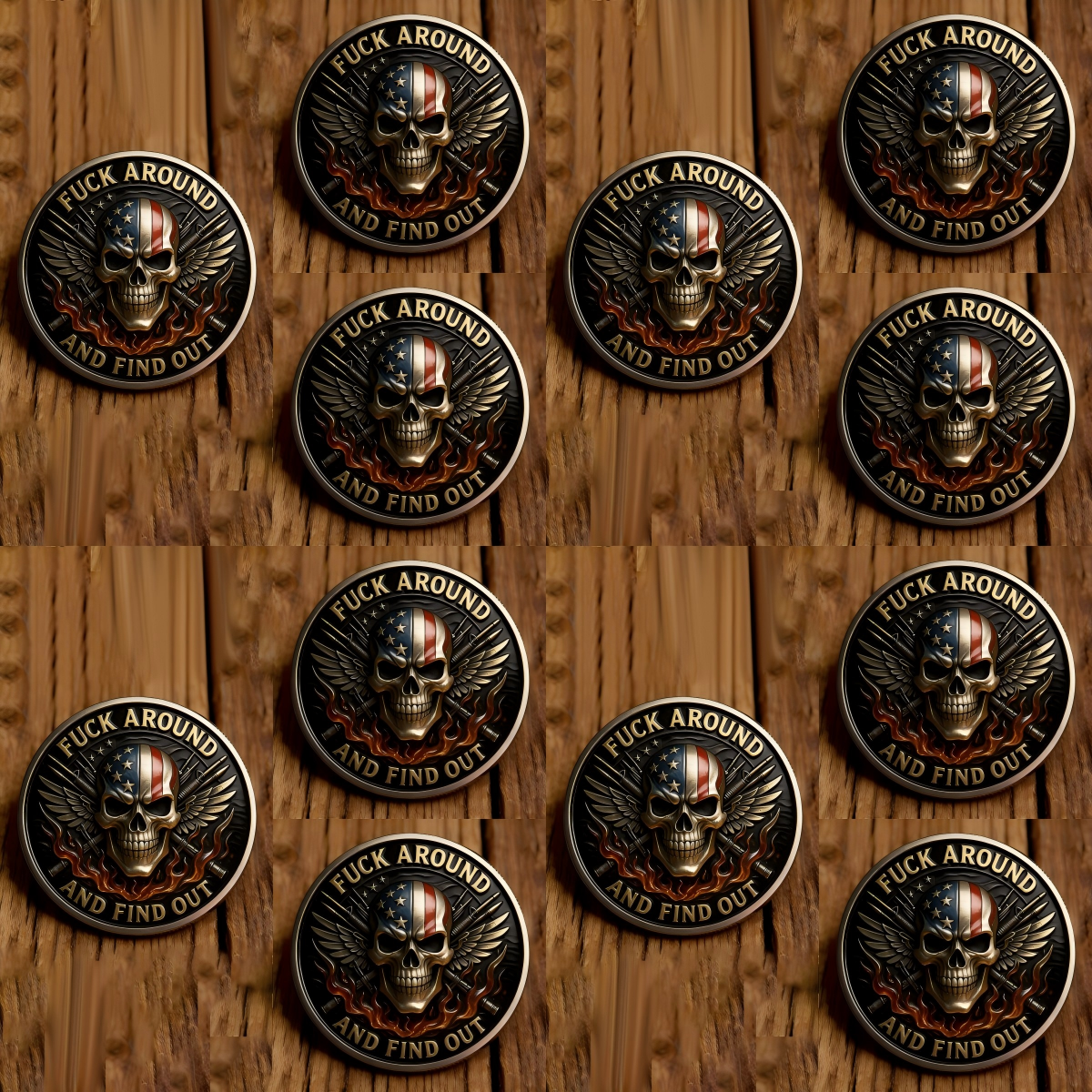 🏆Flash Sale 60% OFF - ✨“F.A.F.O.” Challenge Coin – STAY READY, ALWAYS 🔥