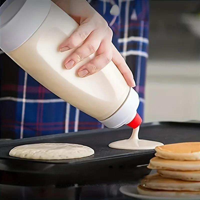 🔥LAST DAY 50% OFF🥞Handheld Batter Dispenser🥛Batter Mixing Bottle with Scale