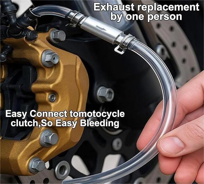🔥Last Day 49% OFF - 💥Brake Bleeder Hose - One Way Check Valve Tube Bleeding Tool Kit (❤For Car Motorcyle Clutch)