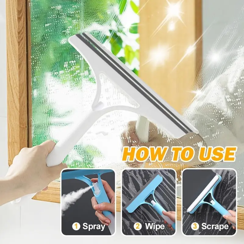 🏆Flash Sale⚡ 50K+ SOLD! Almost Gone-💥🔥3 in 1 Window Cleaning Scraper