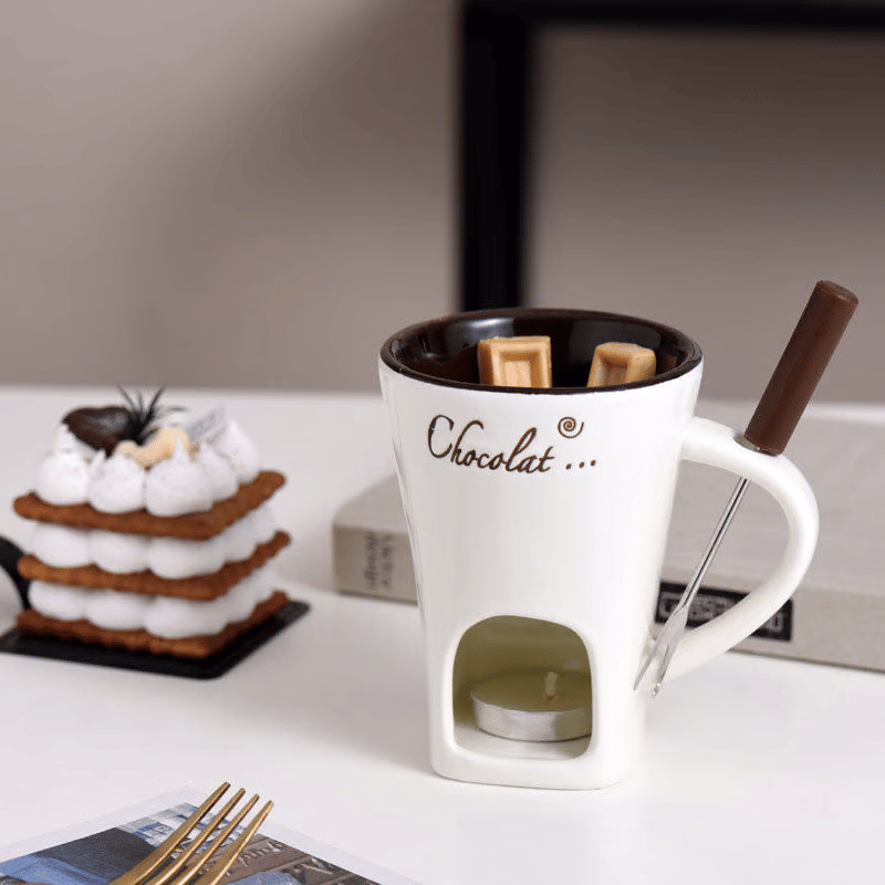 🌲Early Christmas Sale 60% OFF🍫 Ceramic Chocolate Fondue Mug 🎈 Buy 2 Free Shipping 🎁