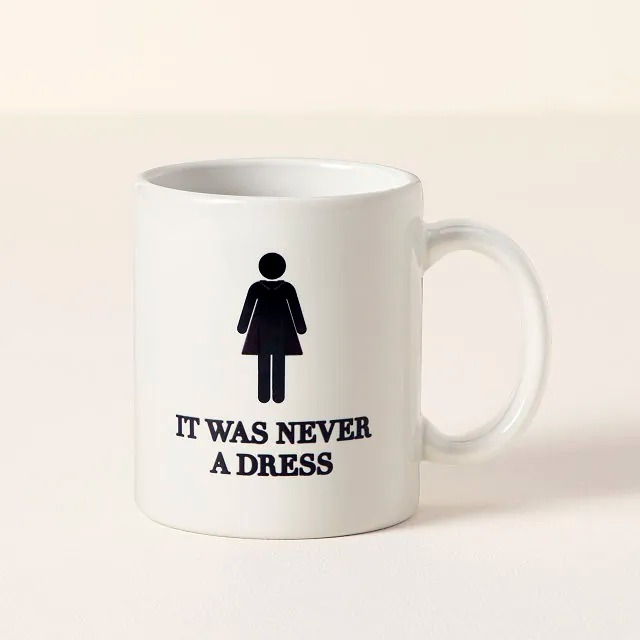 2025 Hot Sale 49% OFF🔥"It Was Never A Dress" Motivational Morphing Mug