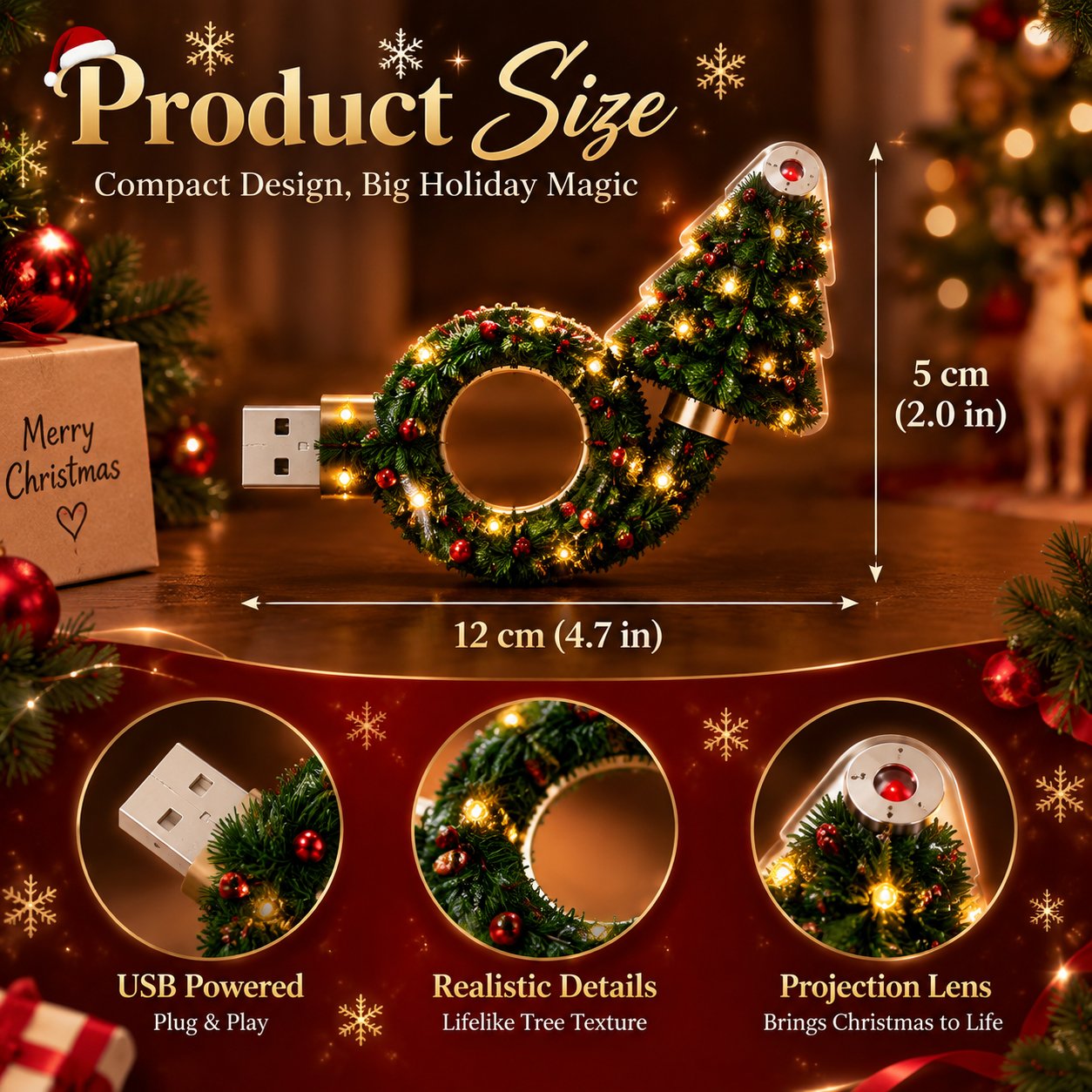 Magical Christmas Projector Light details