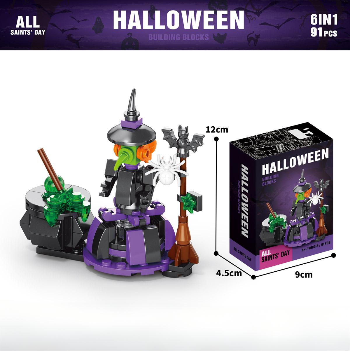 🎁🎁31-Day Halloween Advent Calendar | Spooky Haunted House, Ghosts, Bats & Pumpkins Building Block (  BUY 2 FREE SHIPPING)