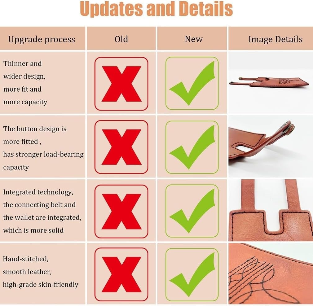 This Week Special Offer 60% OFF❤Handmade Western Boot Wallet with Snap Strap🔥