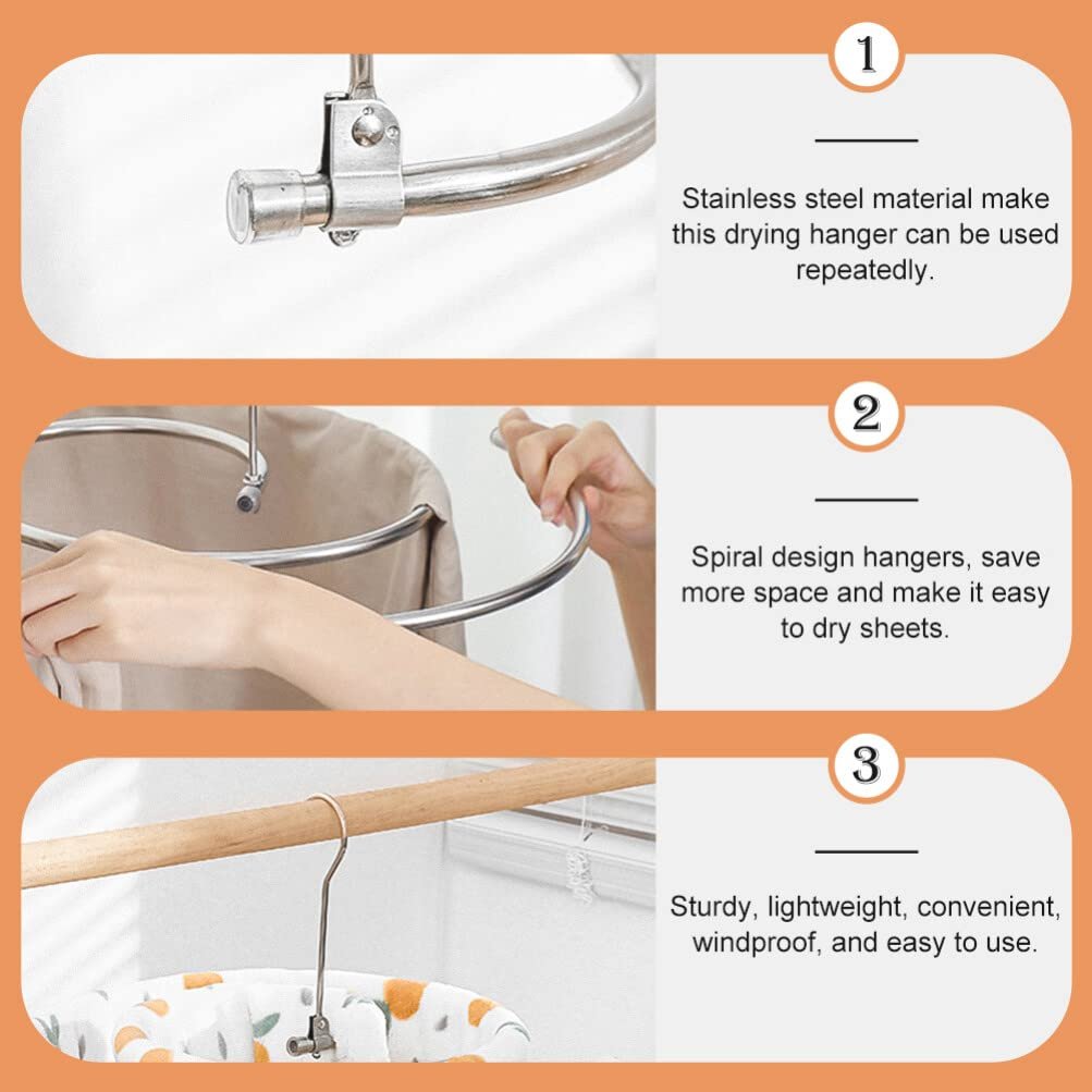 Hot Sale 49% OFF🔥Spiral Sheet Hanger🎁BUY MORE SAVE MORE