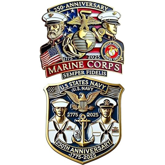 🎖️U.S.250th Anniversary Commemorative Pin – 🫡A Legacy Forged by Honor - BUY MORE SAVE MORE