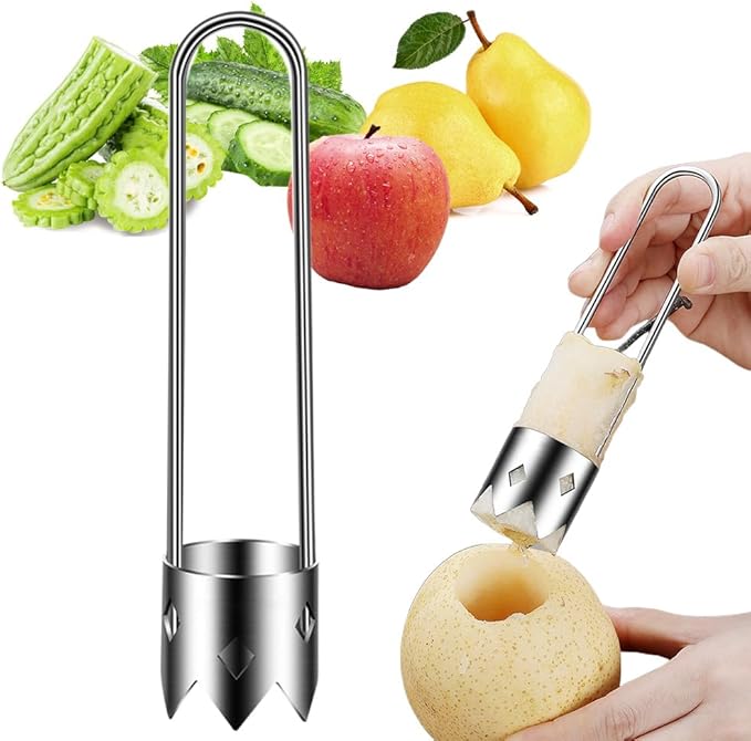 Last Week Clearance Sale 49% OFF🔥Stainless Steel Fruit and Vegetable Corer Tool🎁BUY MORE FREE MORE