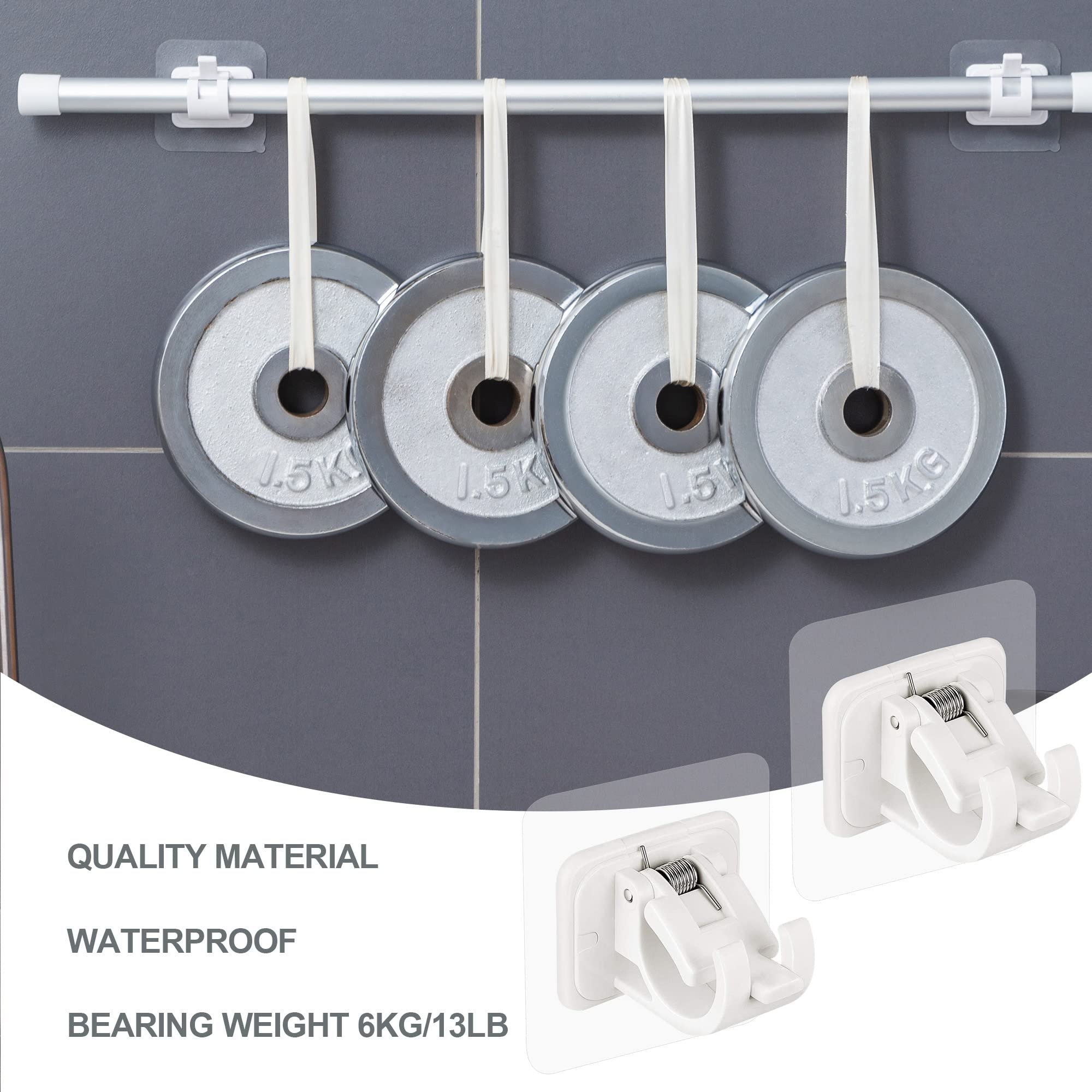 This Week Special Offer 49% OFF🔥No-Drill Curtain Rod Brackets