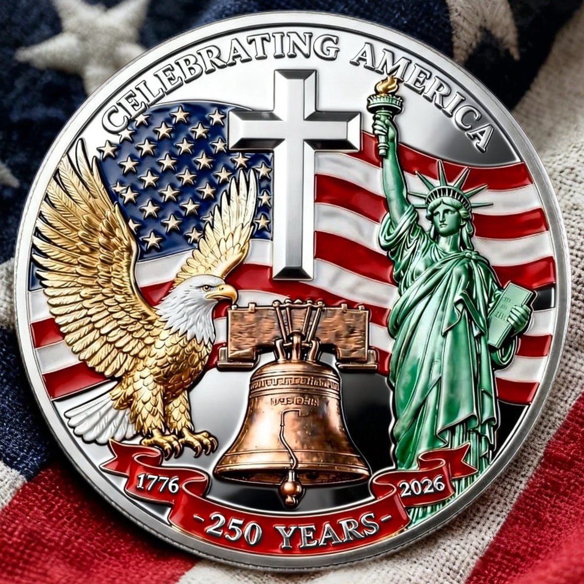 🦅United States 250th Anniversary Coin-WE THE PEOPLE!