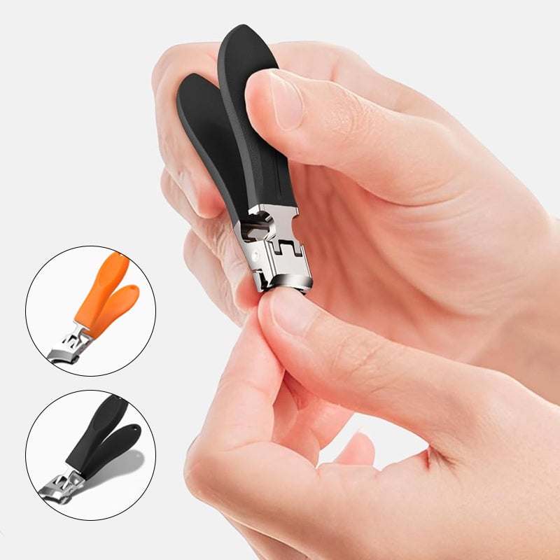 🔥2024 Final Sale-49% OFF 🔥Wide Jaw Opening Anti-Splash Slanted Nail Clipper