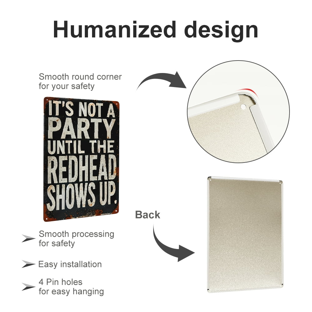 🔥2025 Summer Hot Sale 49% OFF🤣Vintage Humor Metal Sign