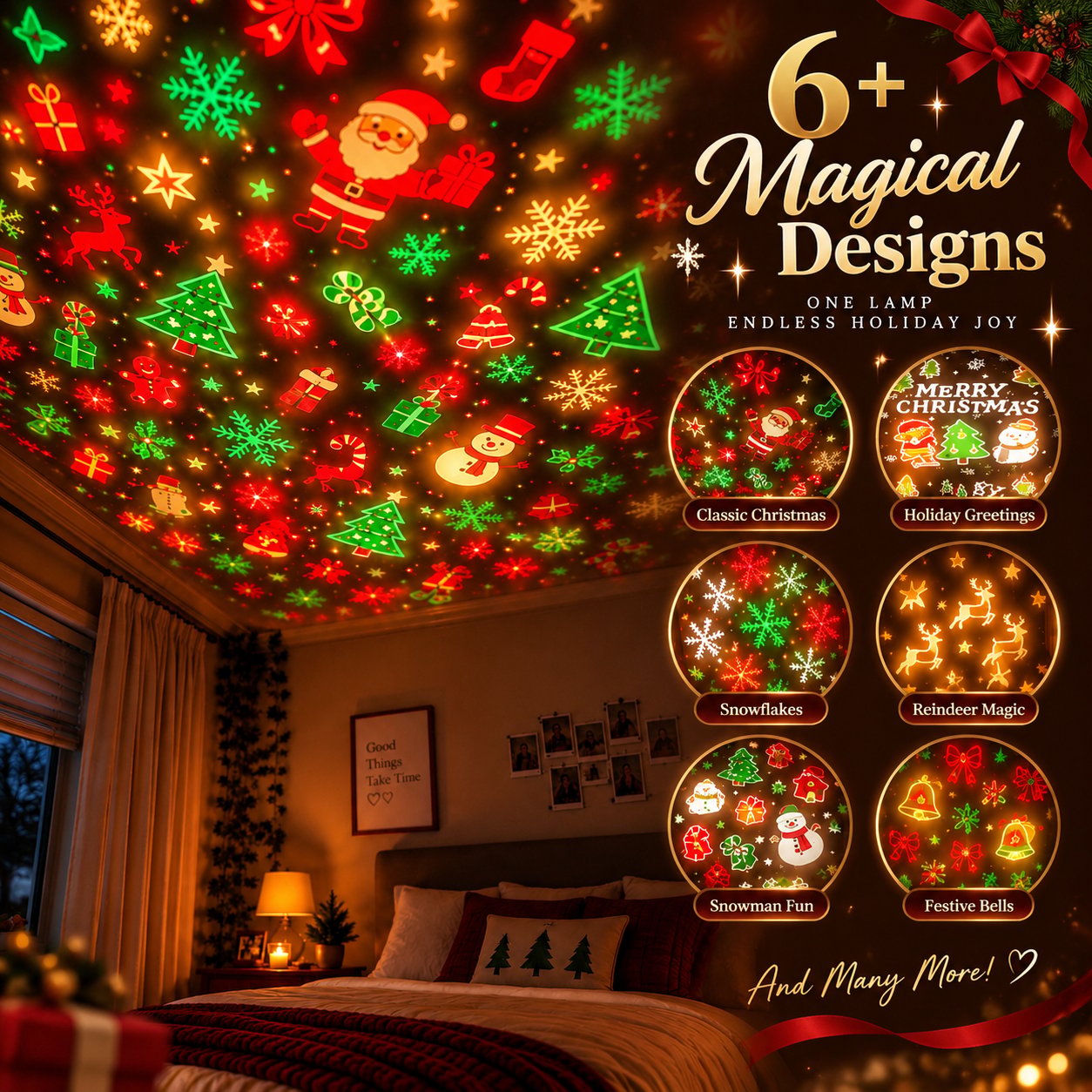 Christmas holiday atmosphere