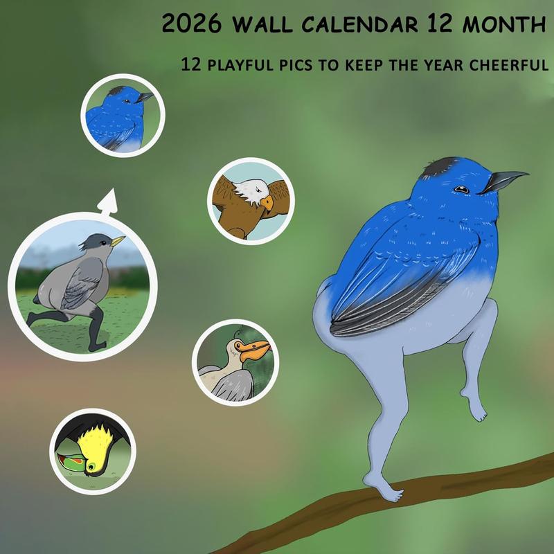 Hot Sale 49% OFF🔥2026 Various Actions Bird Calendar