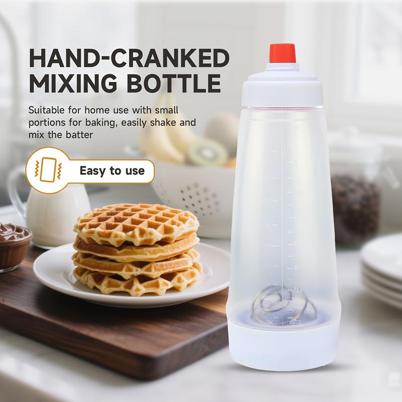 🔥LAST DAY 50% OFF🥞Handheld Batter Dispenser🥛Batter Mixing Bottle with Scale
