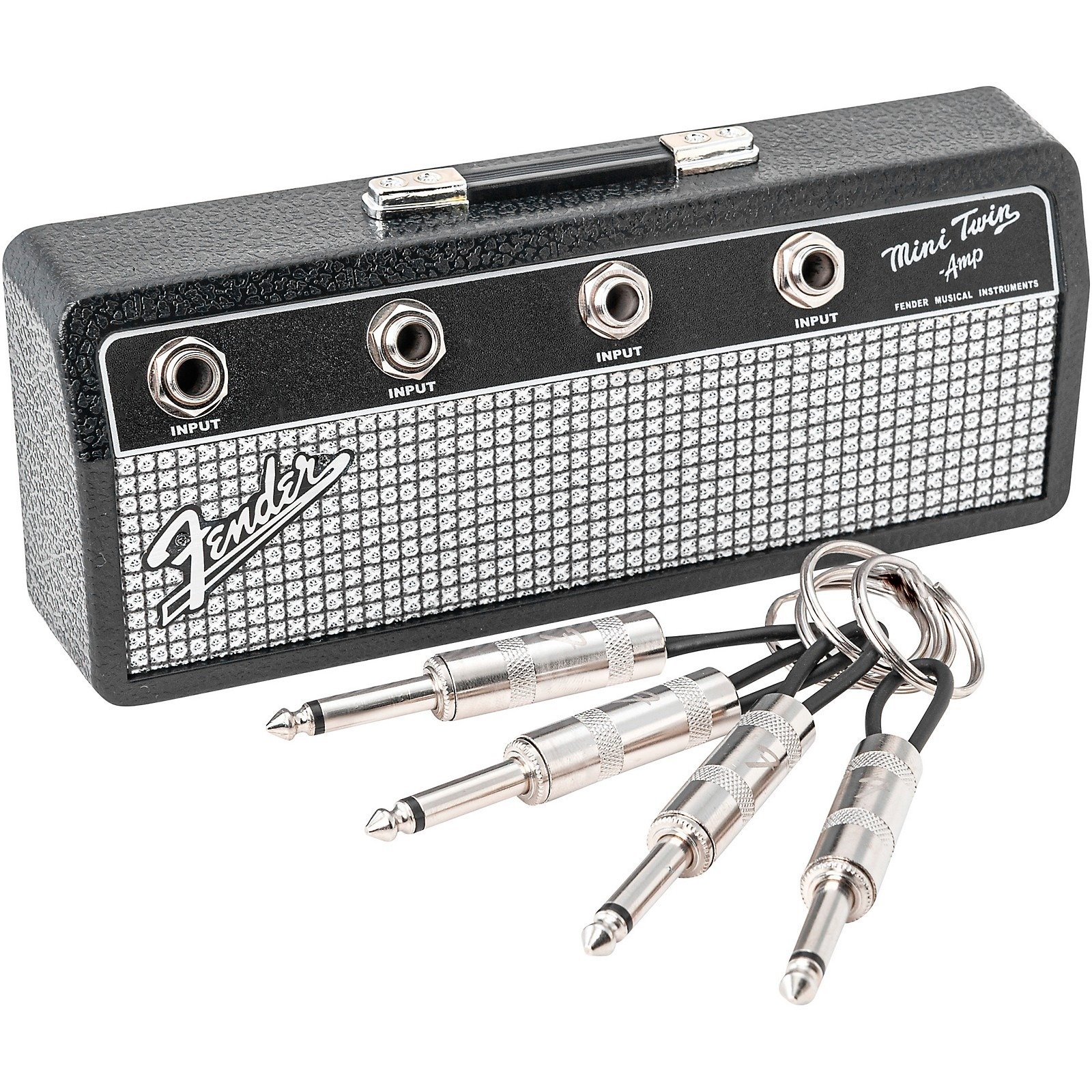 This Week Special Offer 49% OFF🎸 Guitar Amp Key Holder – 4 Plug Keychains & Wall Mount Kit