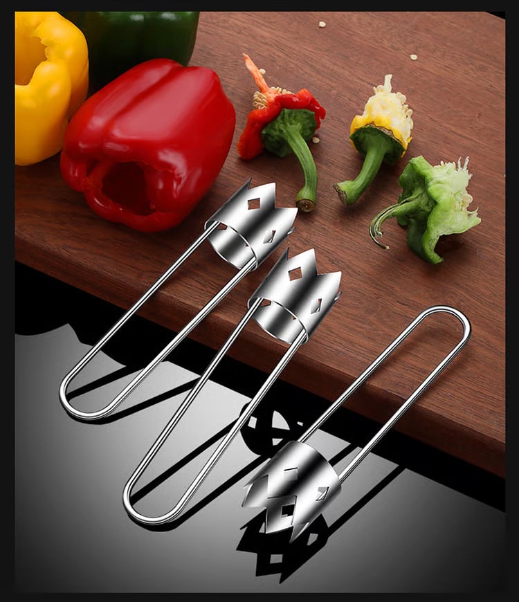 Last Week Clearance Sale 49% OFF🔥Stainless Steel Fruit and Vegetable Corer Tool🎁BUY MORE FREE MORE