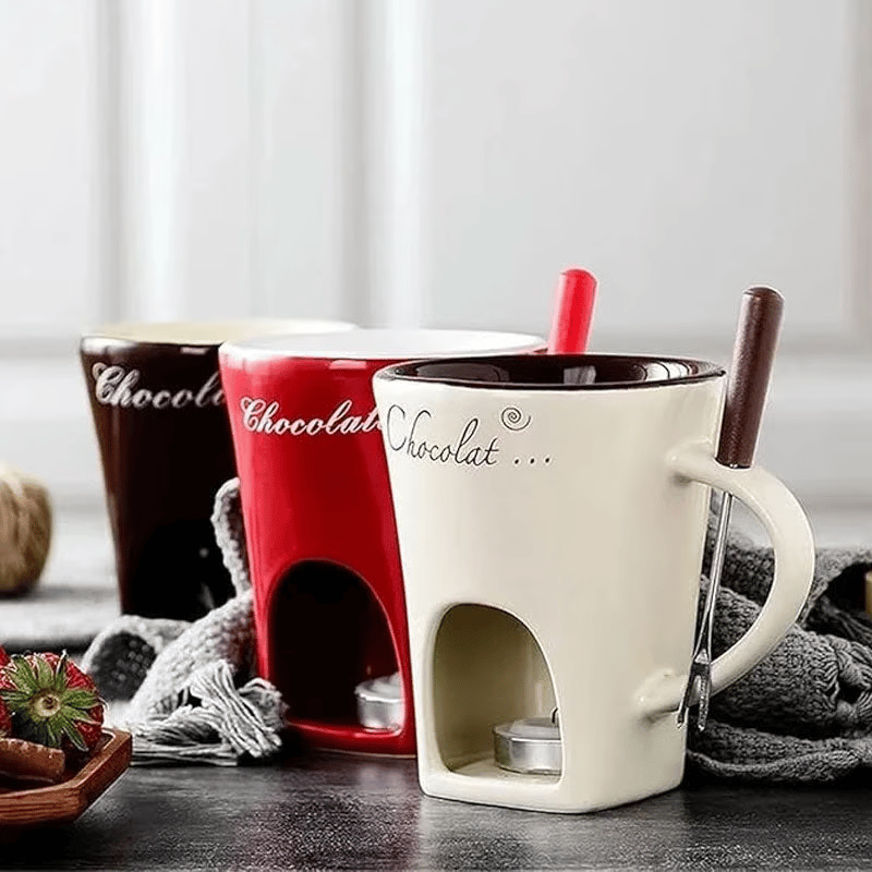 🌲Early Christmas Sale 60% OFF🍫 Ceramic Chocolate Fondue Mug 🎈 Buy 2 Free Shipping 🎁