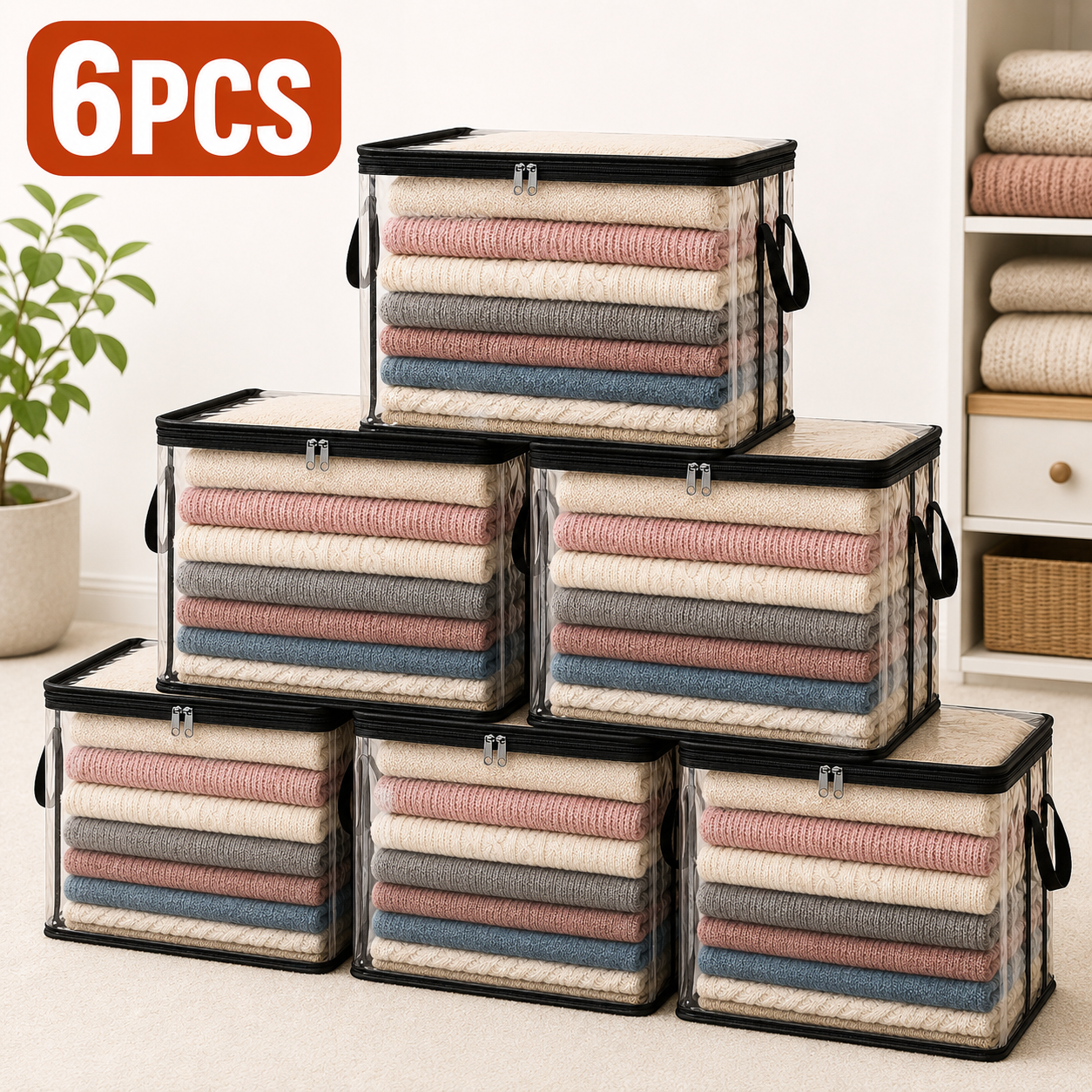 🔥Hot Sale 49% OFF📦Large Heavy-Duty Thick Plastic Clear Storage Bag