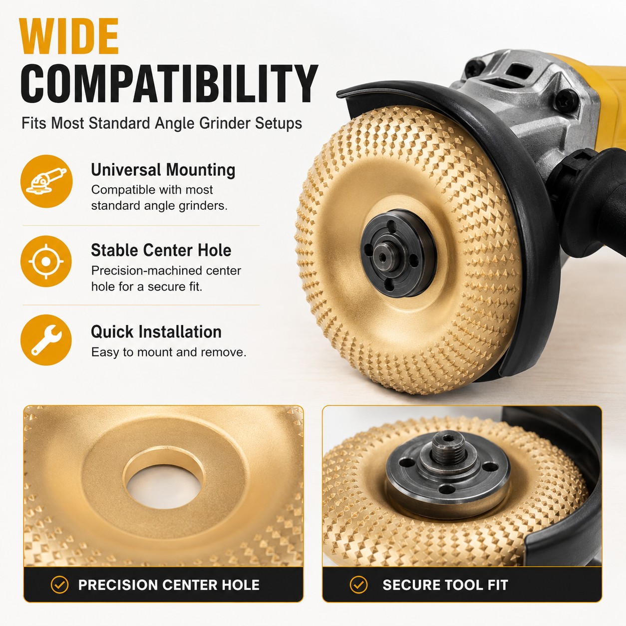 Hot Sale 49% OFF 🔥Heavy-Duty Wood Carving Disc Set