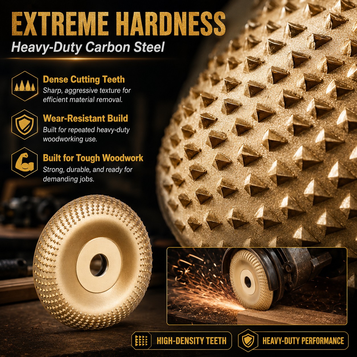 Hot Sale 49% OFF 🔥Heavy-Duty Wood Carving Disc Set