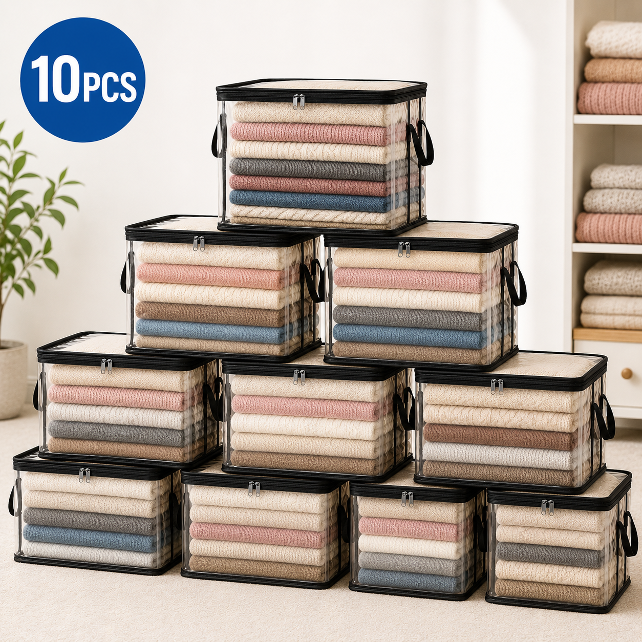 🔥Hot Sale 49% OFF📦Large Heavy-Duty Thick Plastic Clear Storage Bag