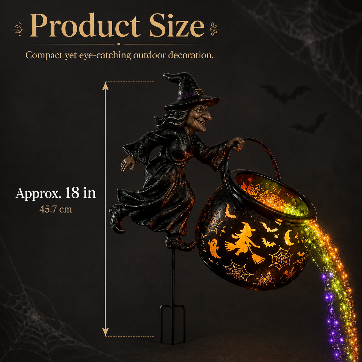 Early Halloween Sale 49% OFF🎃Halloween Witch Cauldron Garden Light