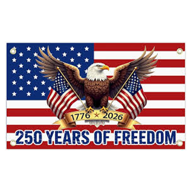Last Day 49% OFF🔥250th Anniversary USA Commemorative Flag (3x5 Ft),Double-Sided Embroidered