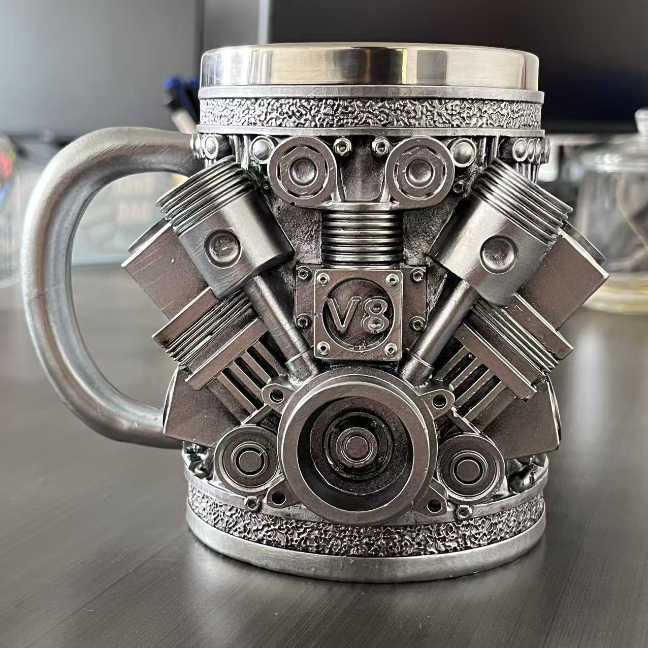 🔥Limited Edition-Last Day 50% OFF🎁V8 Engine Stainless Steel Mug🚚BUY 2 FREE SHIPPING