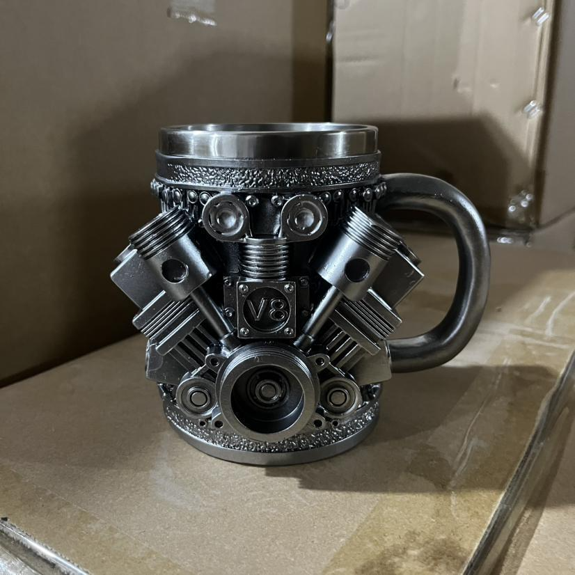 🔥Limited Edition-Last Day 50% OFF🎁V8 Engine Stainless Steel Mug🚚BUY 2 FREE SHIPPING