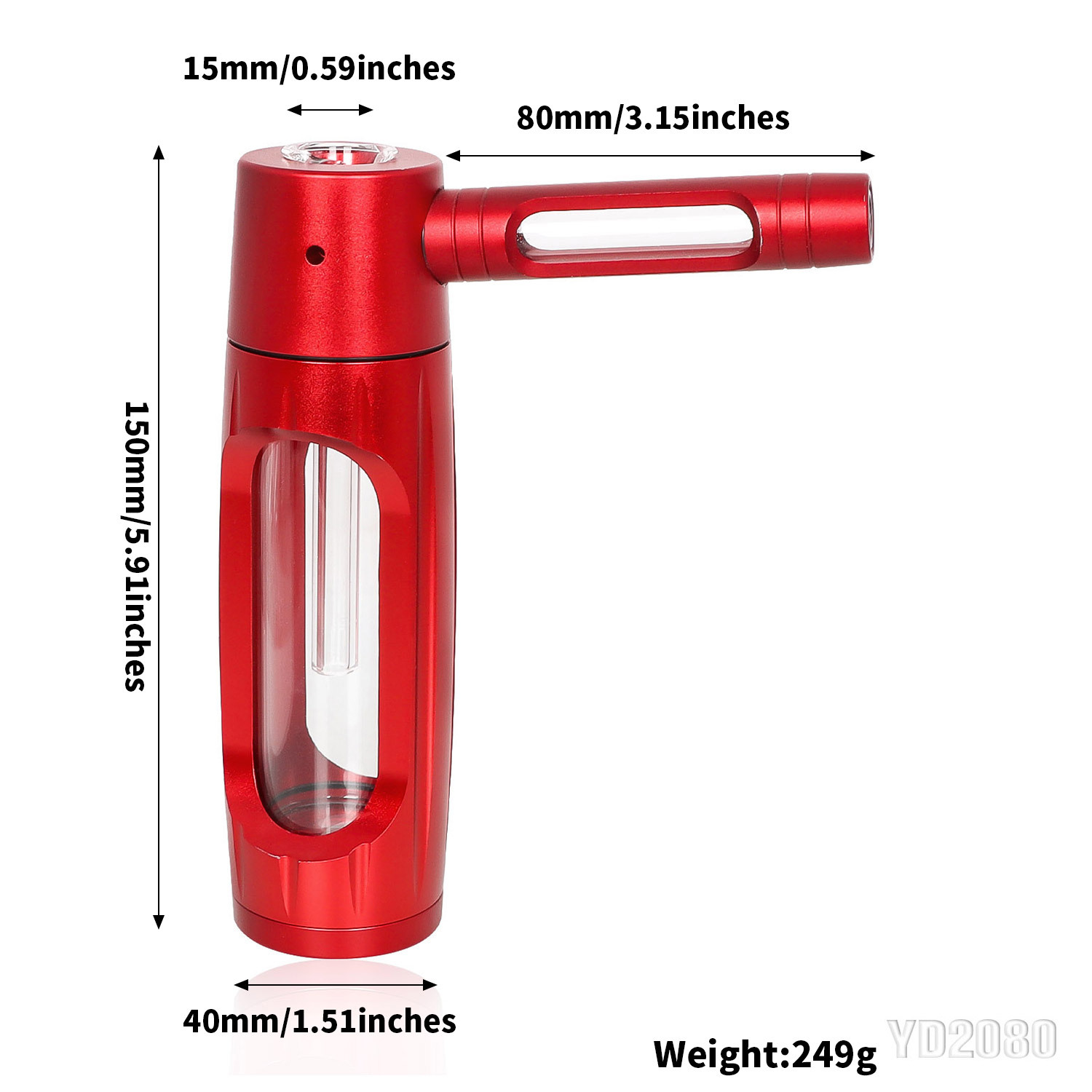 🔥 Hot Sale 49% OFF🔥-Portable metal glass pipe（ BUY 2 FREE SHIPPING)