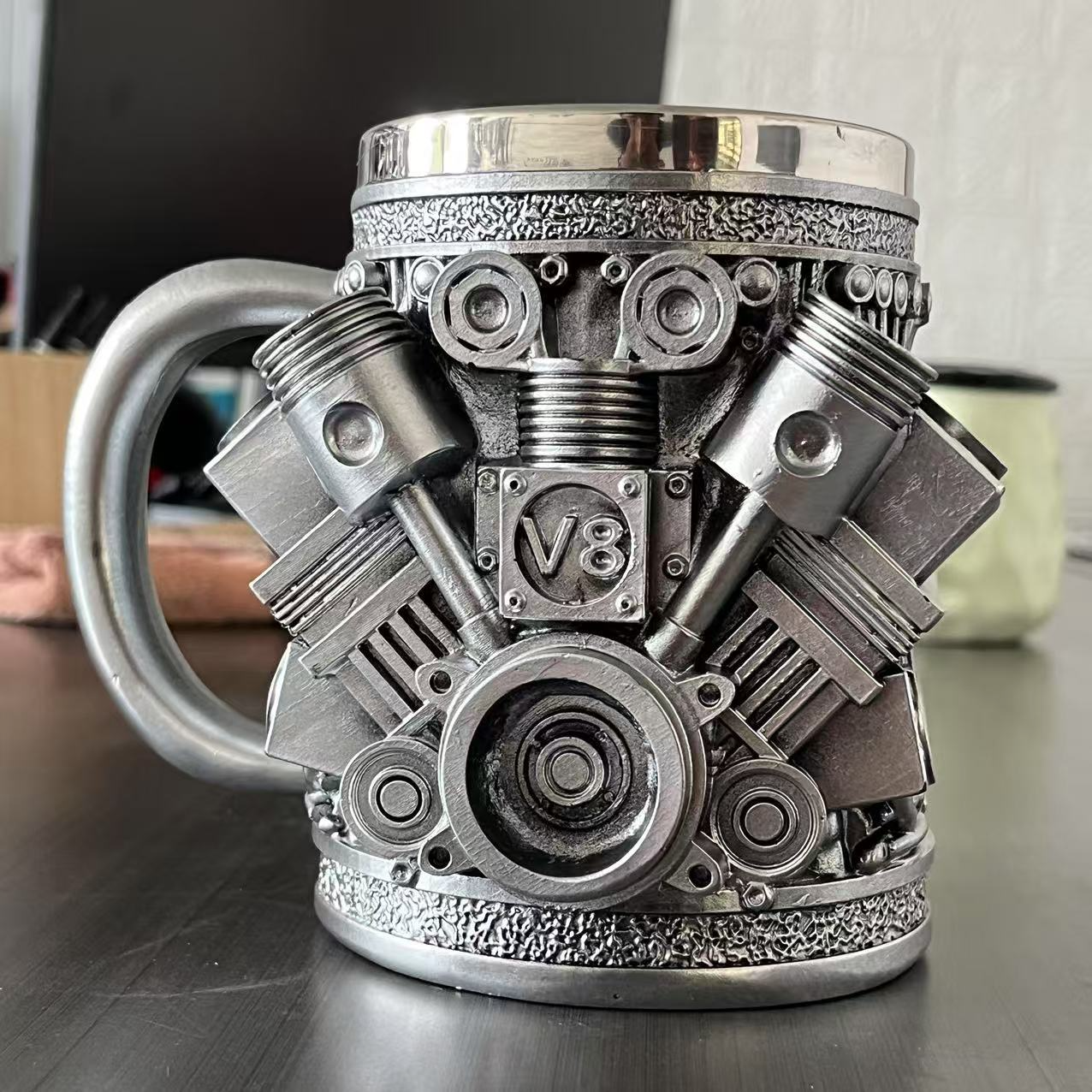 🔥Limited Edition-Last Day 50% OFF🎁V8 Engine Stainless Steel Mug🚚BUY 2 FREE SHIPPING
