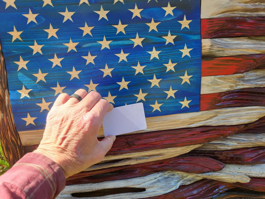 Last Day FlashSale -53% OFF -Wooden American Flag BUY 2 FREE SHIPPING