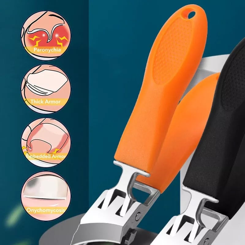 🔥2024 Final Sale-49% OFF 🔥Wide Jaw Opening Anti-Splash Slanted Nail Clipper