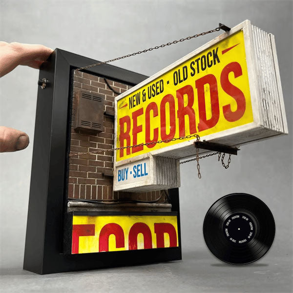 🔥Last Day 70% OFF-Record Store Retro Wall Light - Record Collector Gift✨3-Year Warranty