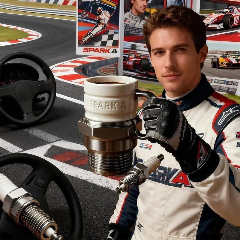 🎄🎁Christmas Sale 50% OFF🔧Creative Spark plug mug🚚BUY 2 Get Free Shipping