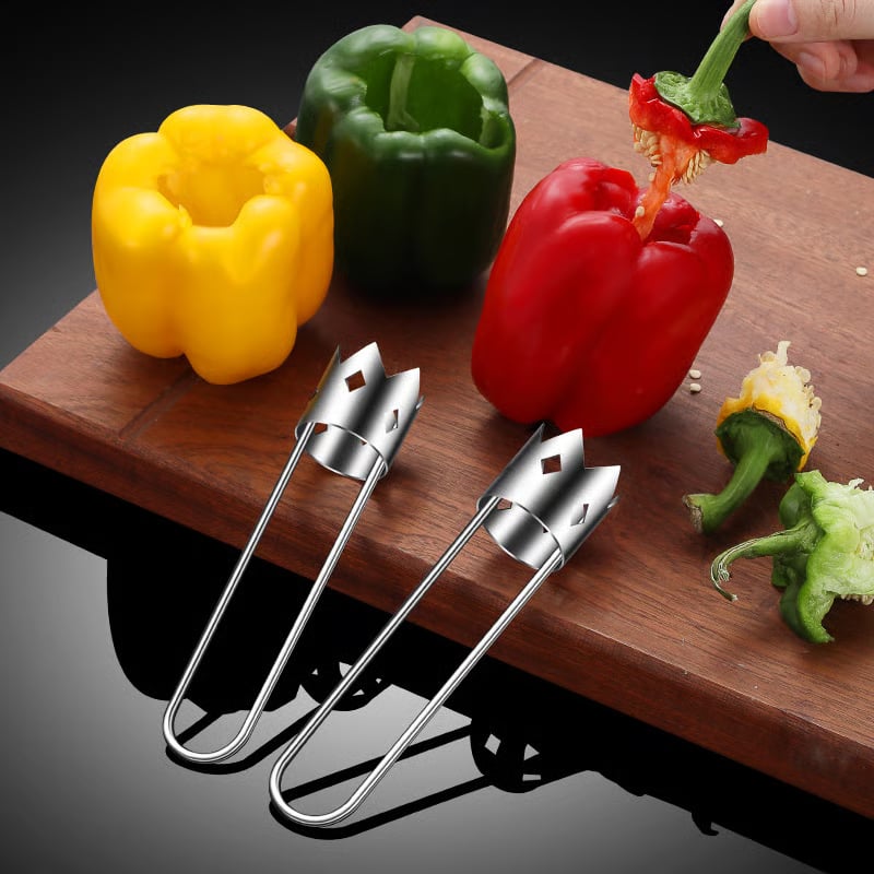 Last Week Clearance Sale 49% OFF🔥Stainless Steel Fruit and Vegetable Corer Tool🎁BUY MORE FREE MORE