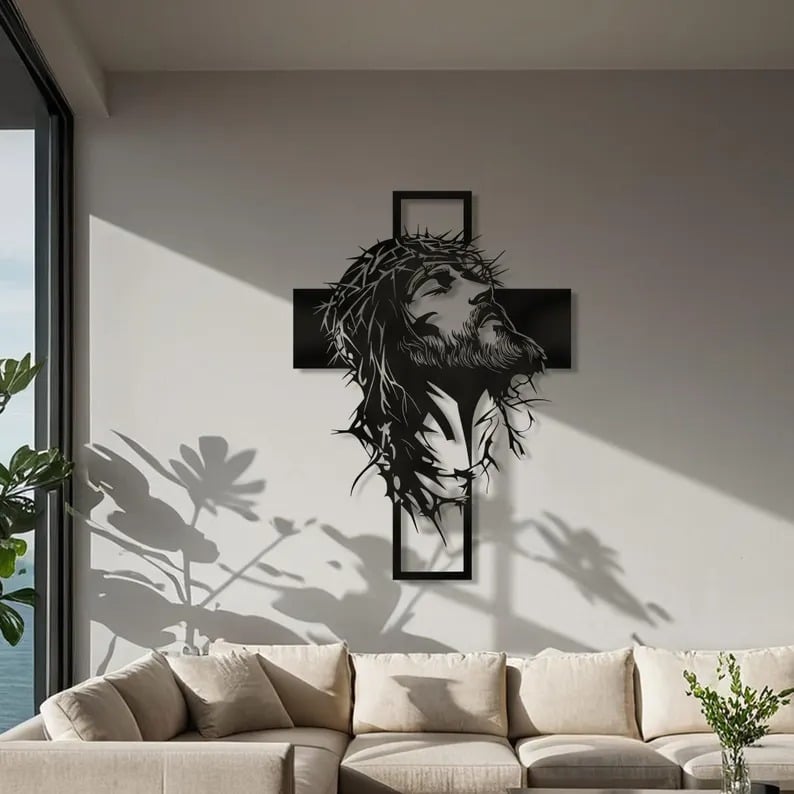 ❤2025 Hot Sale 49% OFF✝Metal Jesus Cross Wall Art🎁Buy 2 Free Shipping