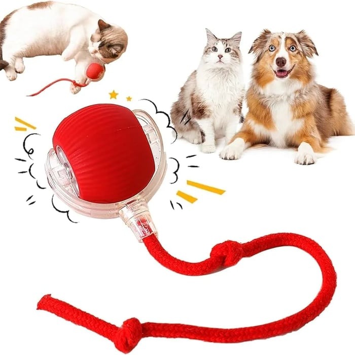 🌲2025 Hot Sale 49% Off🐱🐶2024 Automatic LED Interactive Pet Toys Ball
