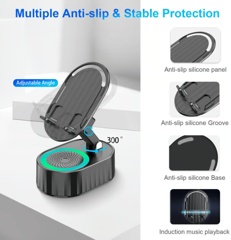 🔥This Week's Special Offer 49% OFF -Cell Phone Stand with Induction Speaker