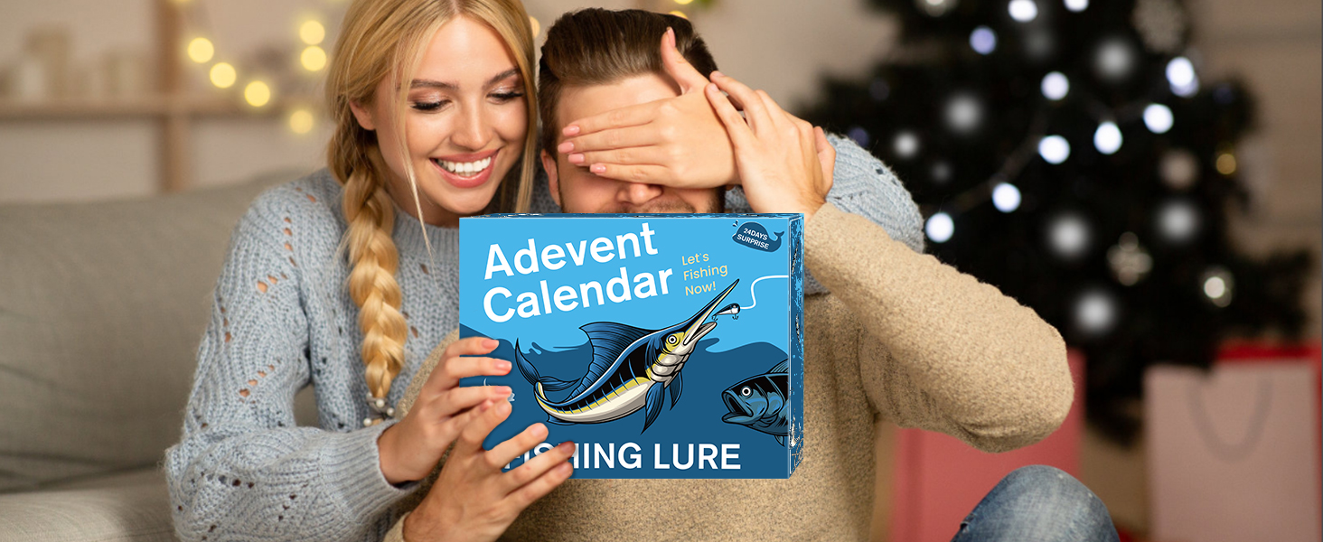 fishing lure advent calendar