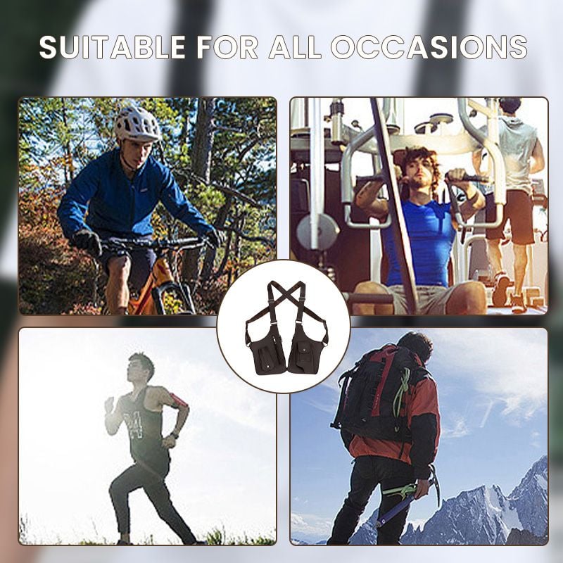 🔥Big Sale 60% OFF🔥Anti-Theft Multi-Pocket Double-shoulder Tactical Bag🎒