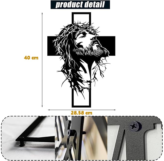 ❤2025 Hot Sale 49% OFF✝Metal Jesus Cross Wall Art🎁Buy 2 Free Shipping