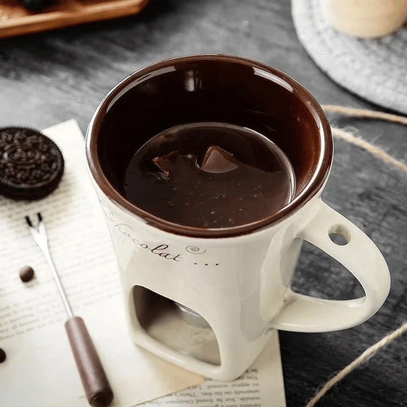 🌲Early Christmas Sale 60% OFF🍫 Ceramic Chocolate Fondue Mug 🎈 Buy 2 Free Shipping 🎁