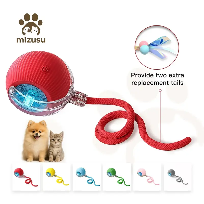 🔥Summer Hot Sale 49% OFF🐾Automatic Interactive Pet Toy Ball🎁BUY MORE FREE MORE
