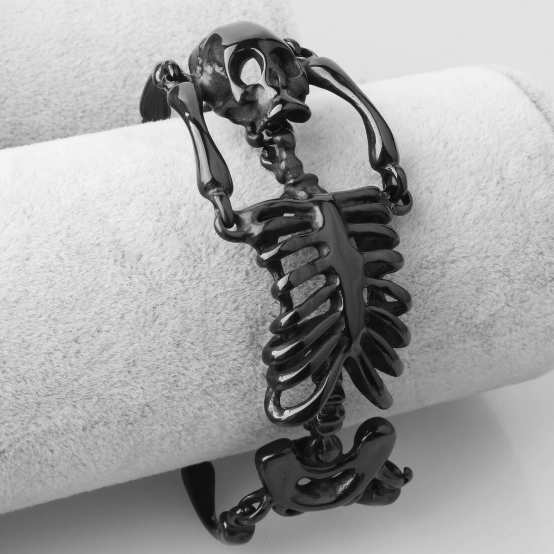 🏆Flash Sale 60% OFF - 💀🎃Vintage 316L Titanium Steel Skeleton Skull Bracelet