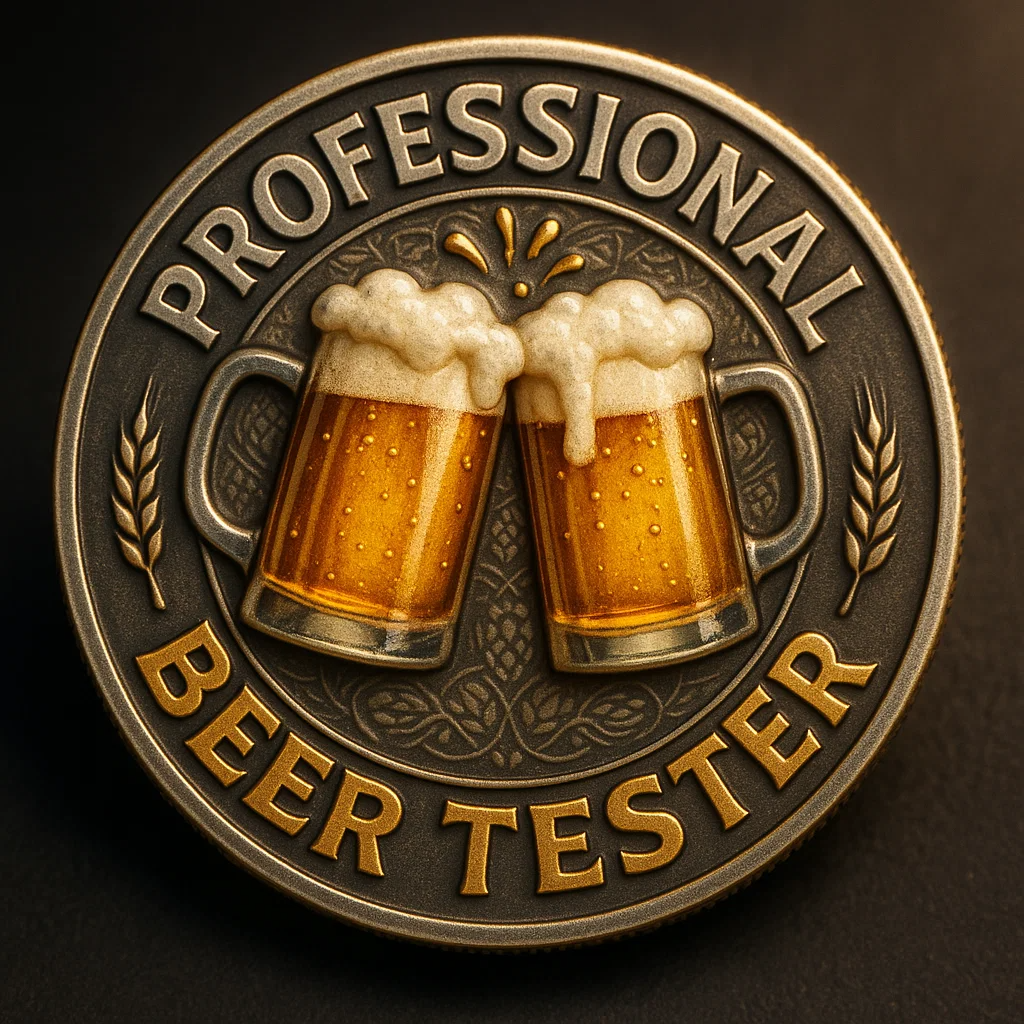 🏆Flash Sale 60% OFF - 🍺 “Professional Beer Tester” Commemorative Coin – Official Tasting Crew Edition 🍻