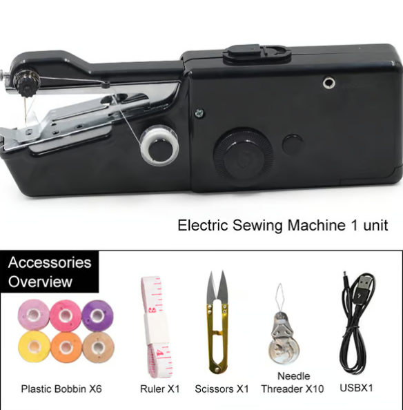 🏆Flash Sale 49% OFF⚡ Portable Handheld Sewing Machine