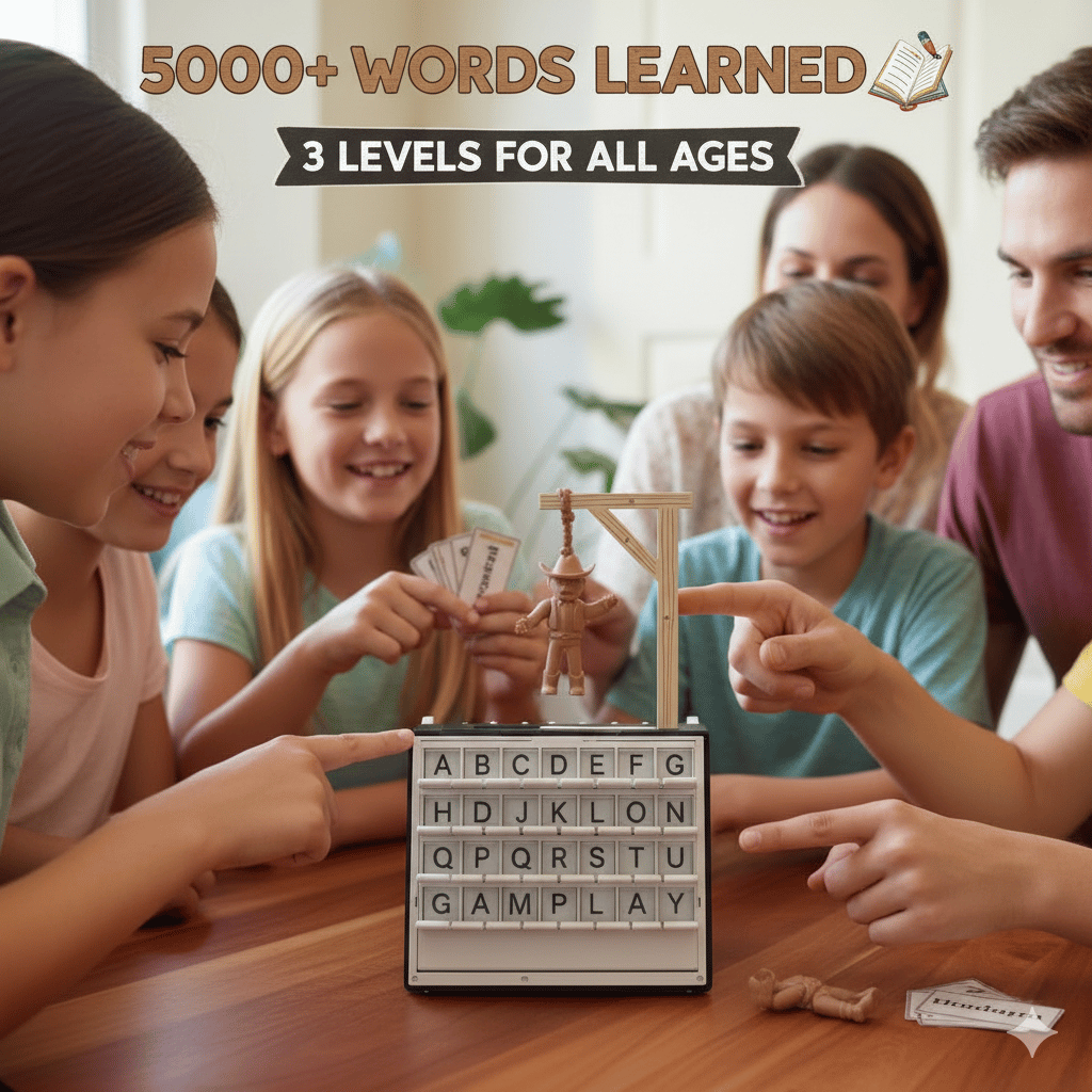 ⚡Buy 2 Free Shipping 🤠Educational Hangman Game 📚