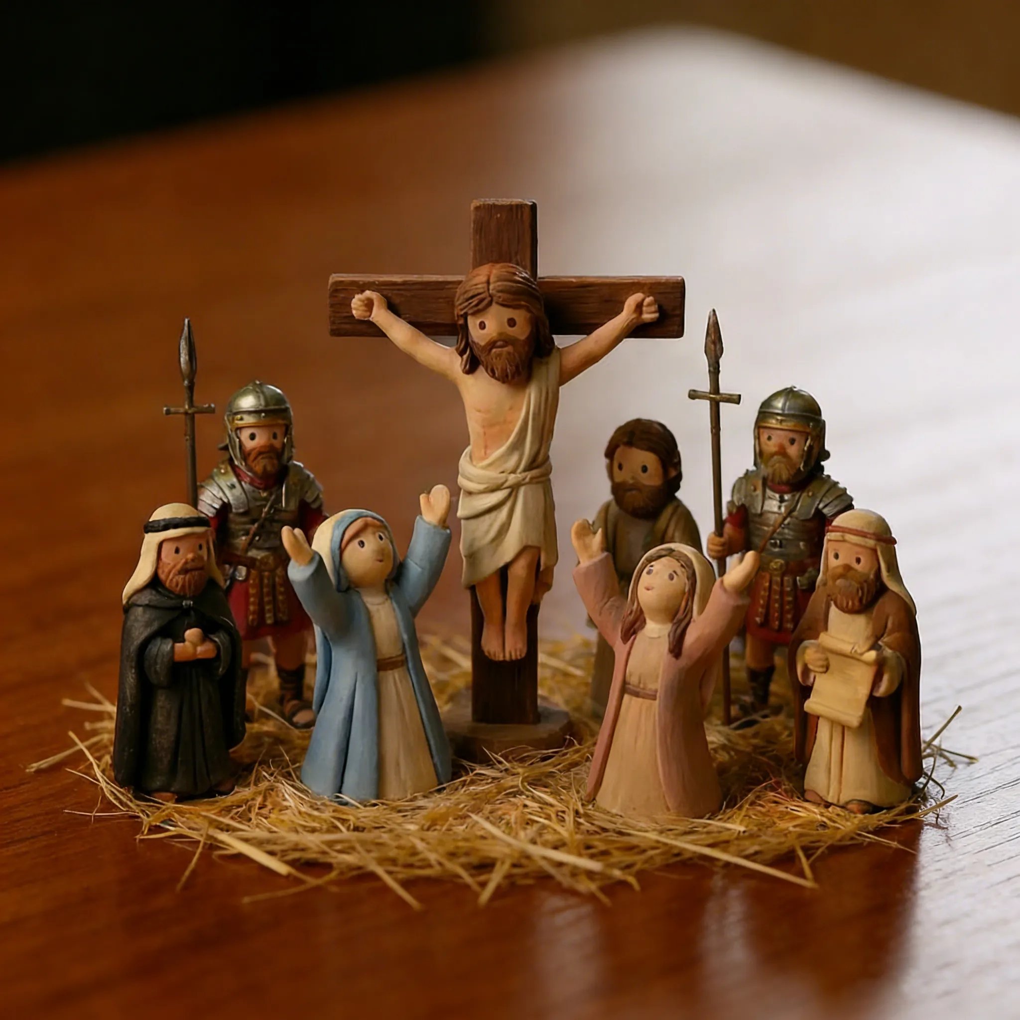 🔥Last Day 49% Off🎁Mini Easter Jesus Set in a Tin Box